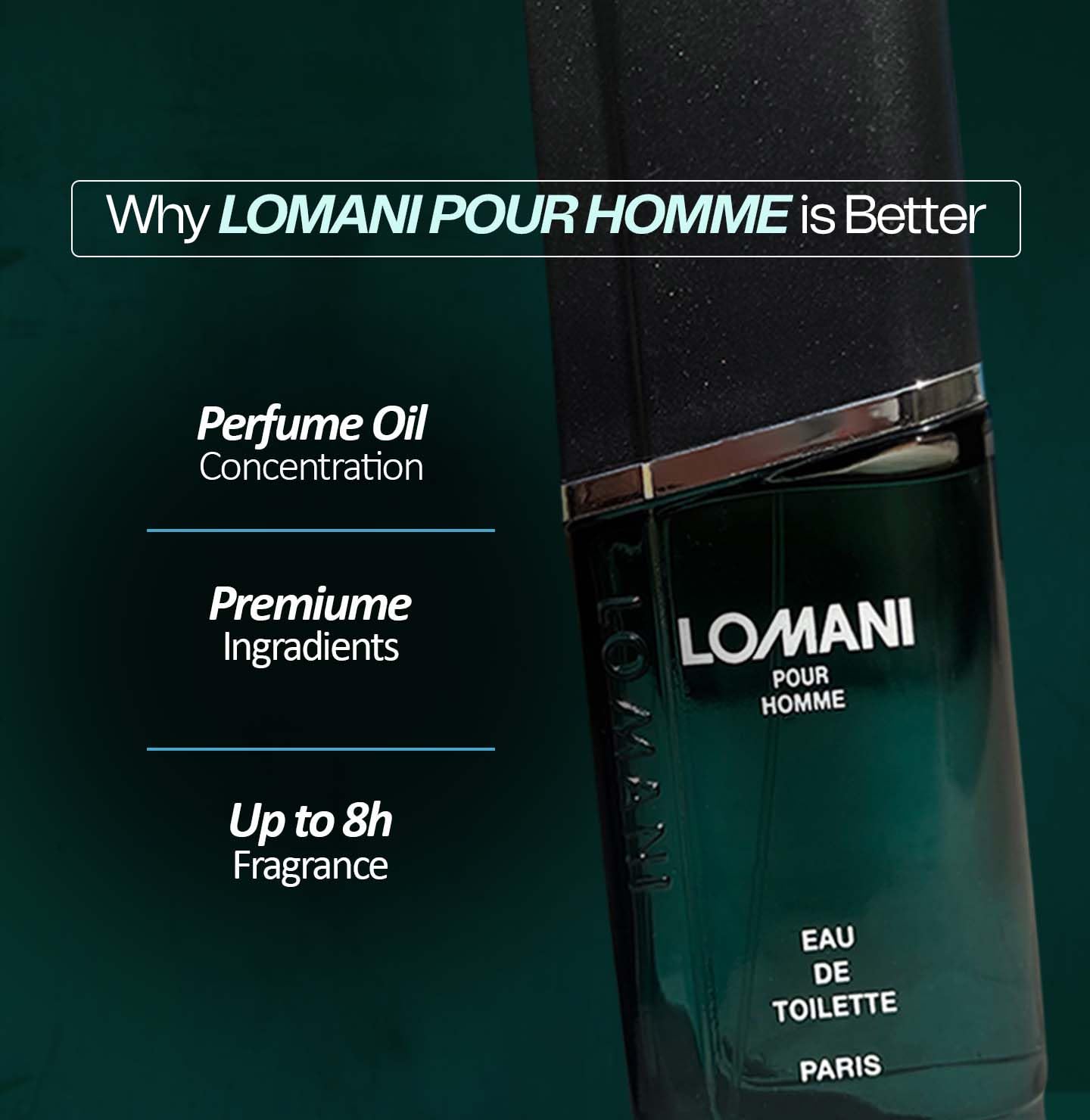 Amazon.com : Lomani By Lomani For Men, Eau De Toilette Spray, 3.3